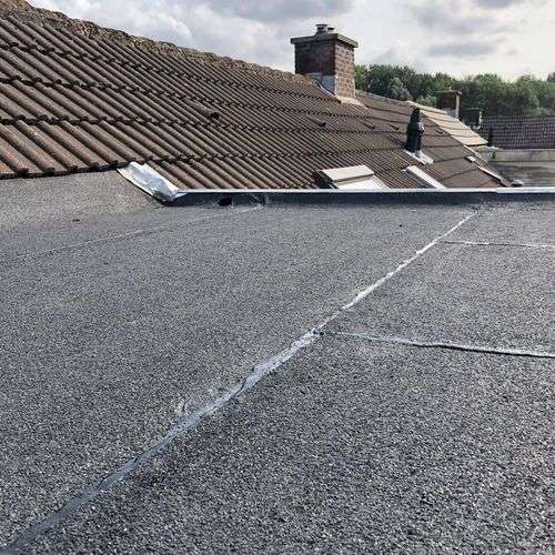 Nieuw plat dak gelegd in Bennekom